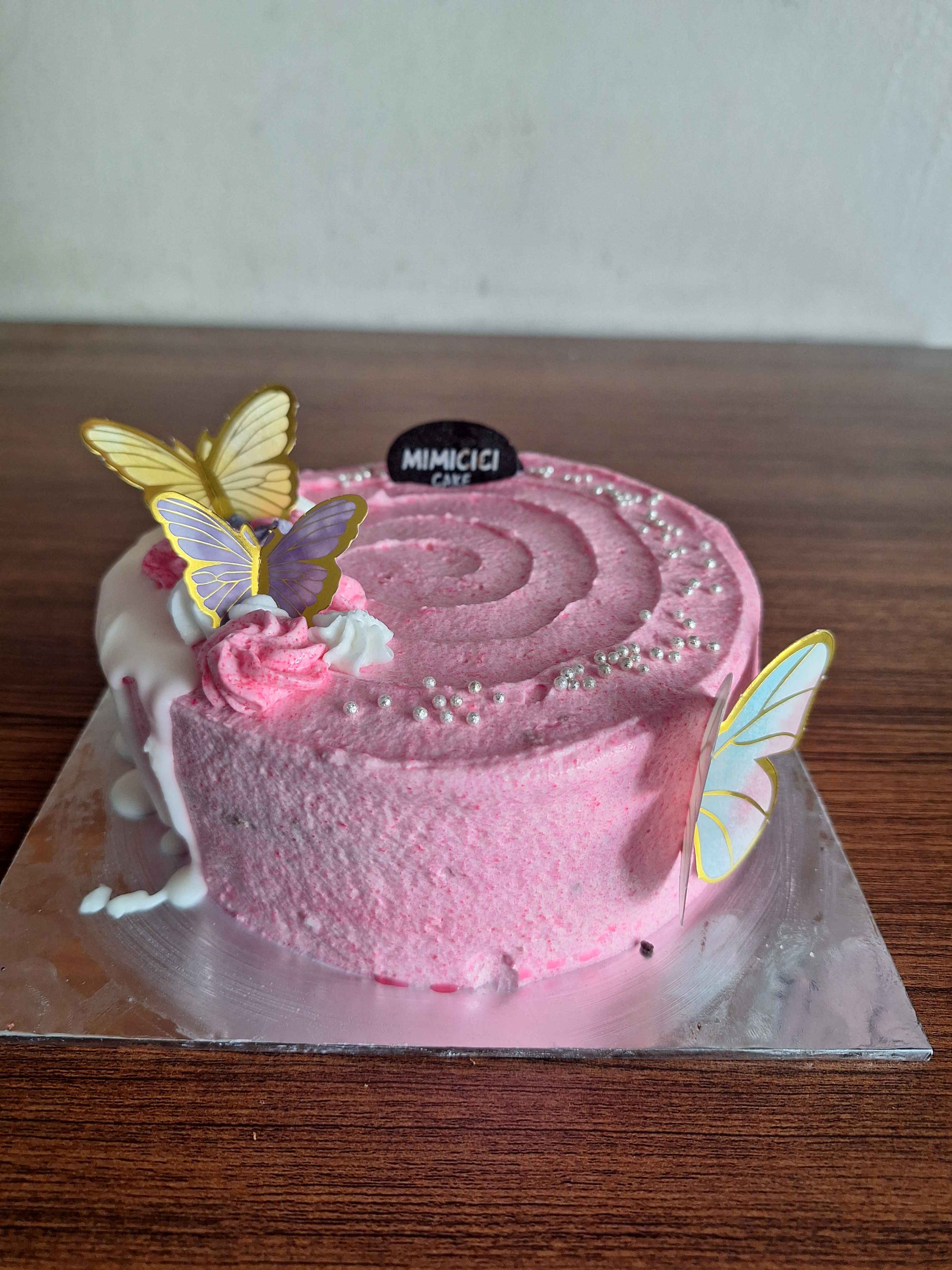 Butterfly Cake pink 